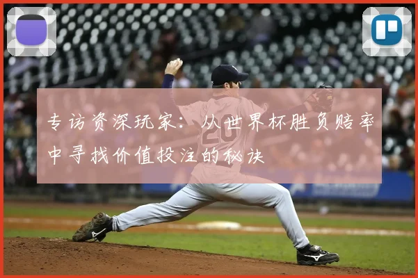 专访资深玩家:从世界杯胜负赔率中寻找价值投注的秘诀